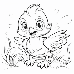 Inspiring Eaglet Coloring Pages 2