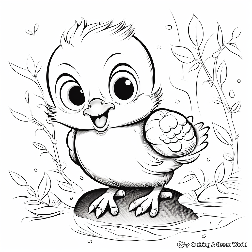 Inspiring Eaglet Coloring Pages 3