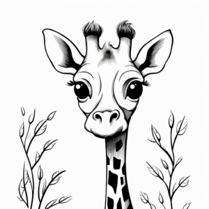 Inspiring Giraffe Quote Coloring Pages for Motivation 1