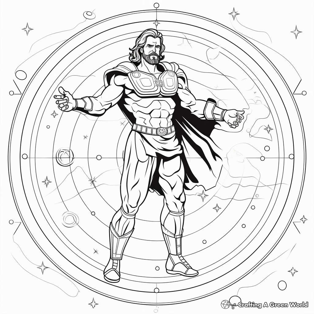 Inspiring Hercules Constellation Coloring Pages 3