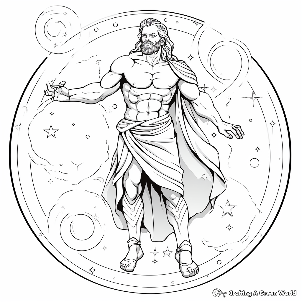 Inspiring Hercules Constellation Coloring Pages 4