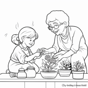 Inspiring Kindness Through Coloring Pages for Seniors 4