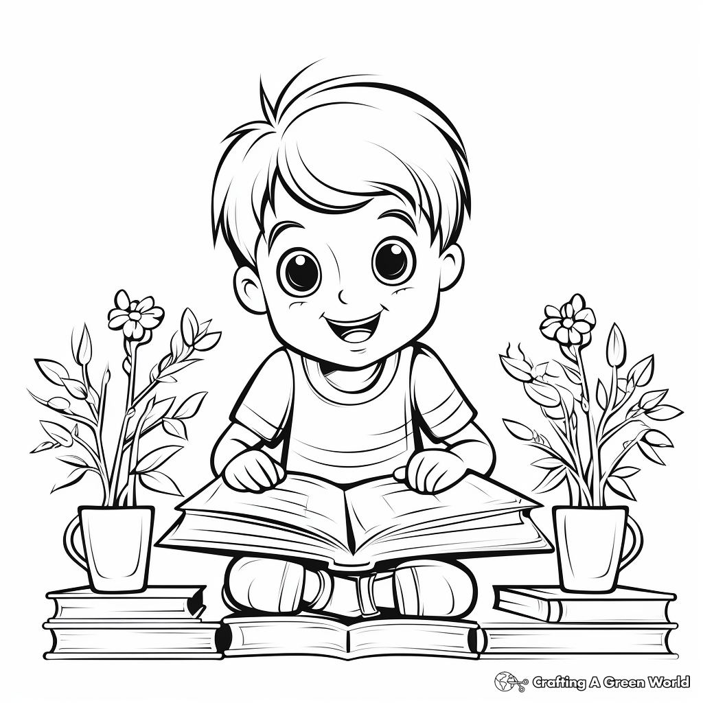 Inspiring Motivational Book Coloring Pages 4