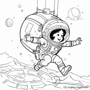 Interactive Anti-Gravity Experience Coloring Pages 4