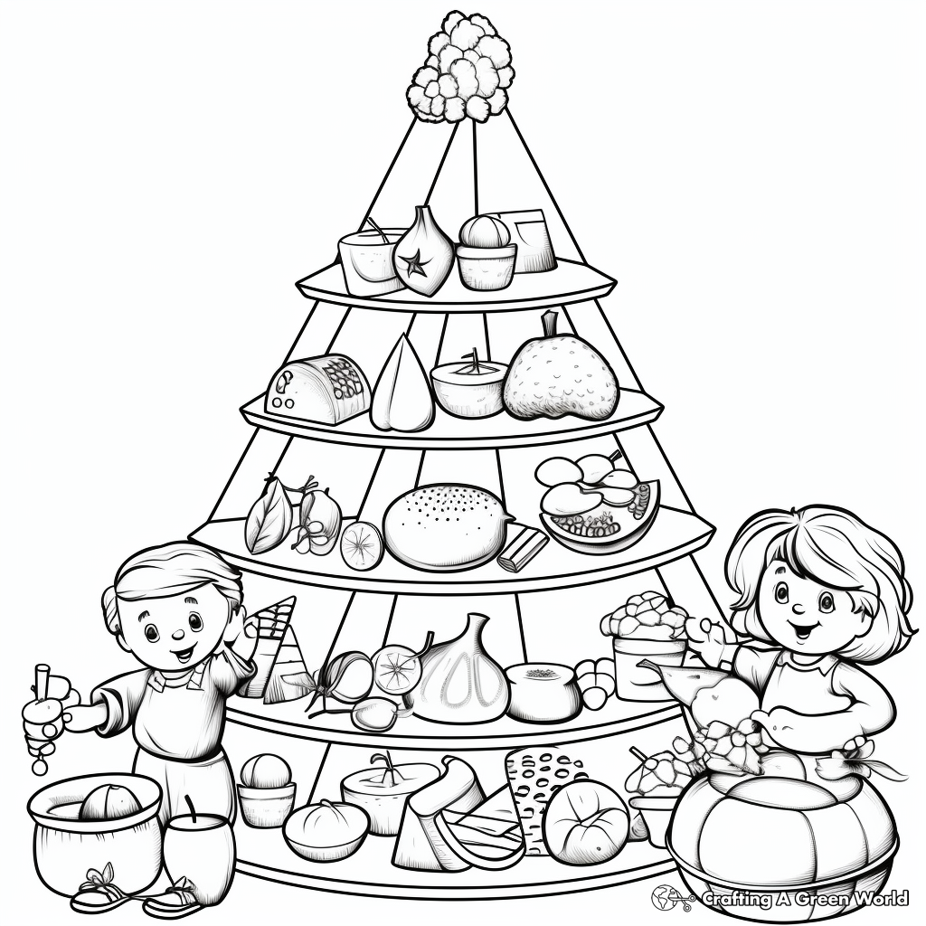 Interactive Balanced Diet Coloring Pages 3