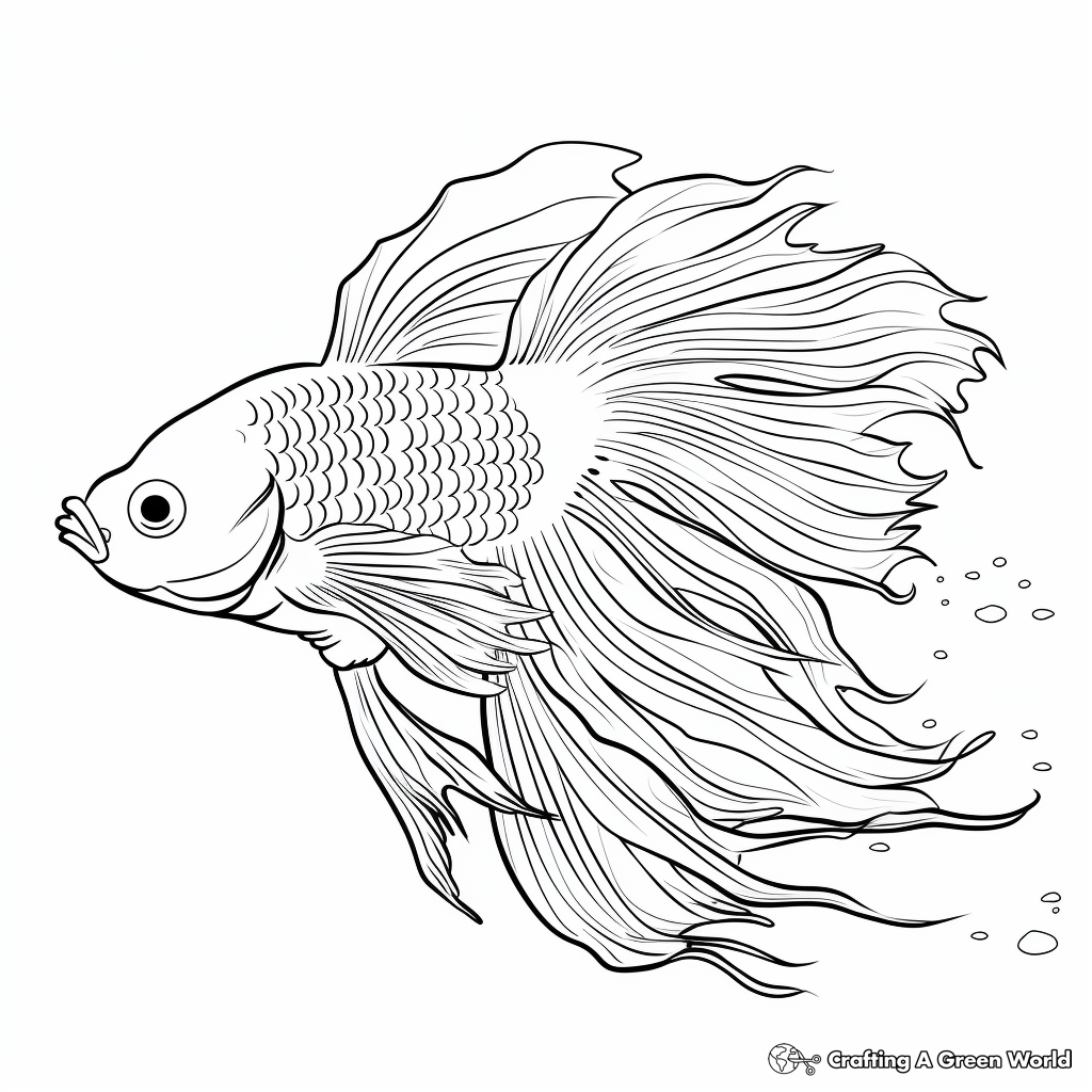 Interactive Betta Fish Breeding Coloring Pages 3