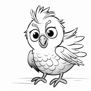 Interactive Cockatoo Coloring Pages 1