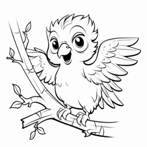Interactive Cockatoo Coloring Pages 2
