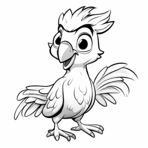 Interactive Cockatoo Coloring Pages 3