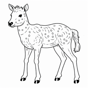 Interactive Connect the Dots Bighorn Sheep Coloring Page 4