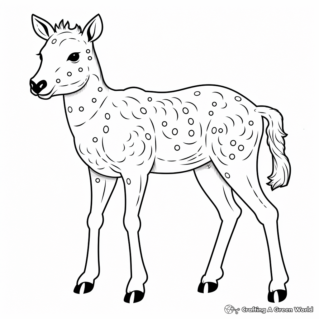 Interactive Connect the Dots Bighorn Sheep Coloring Page 4