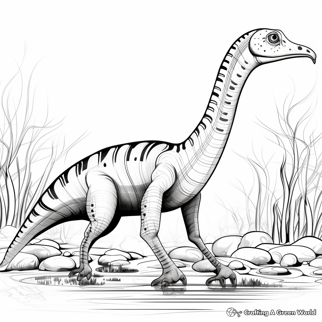 Interactive Corythosaurus Coloring Pages 2