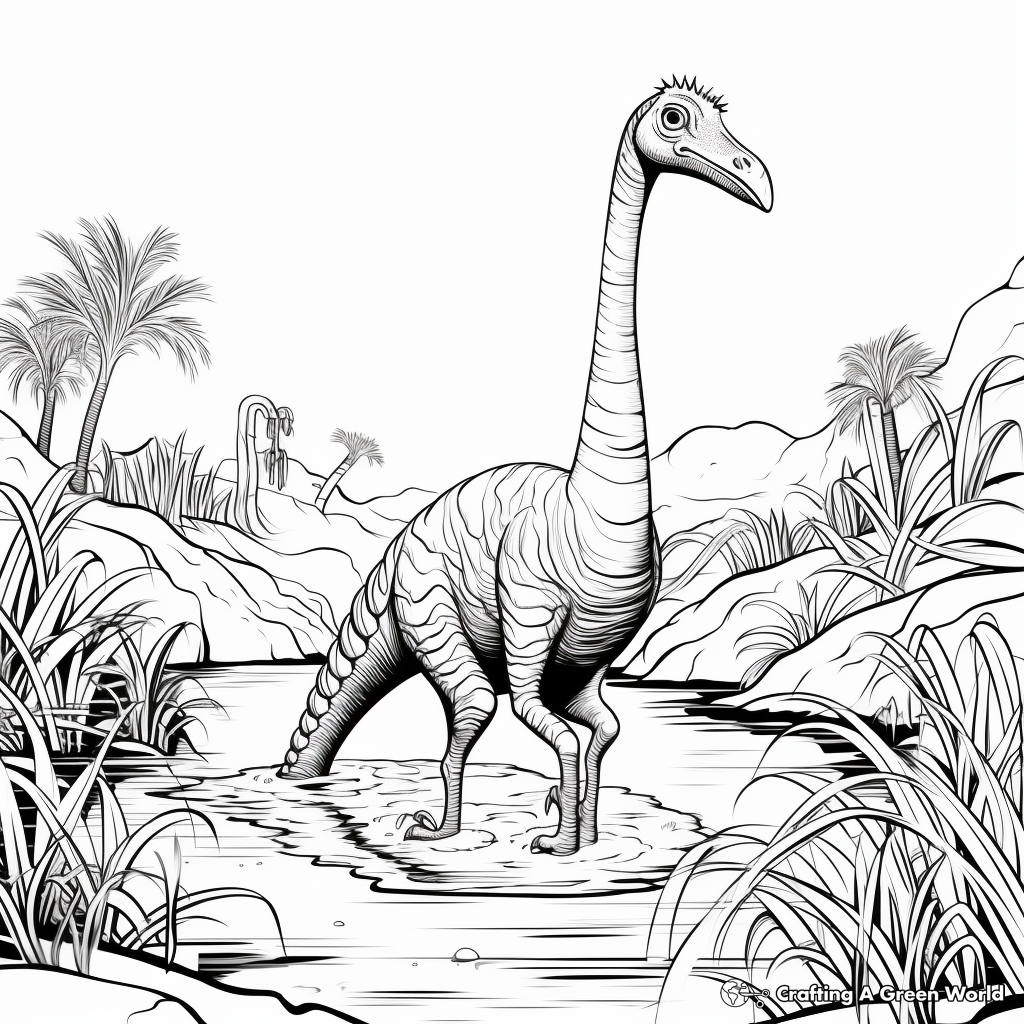 Interactive Corythosaurus Coloring Pages 3