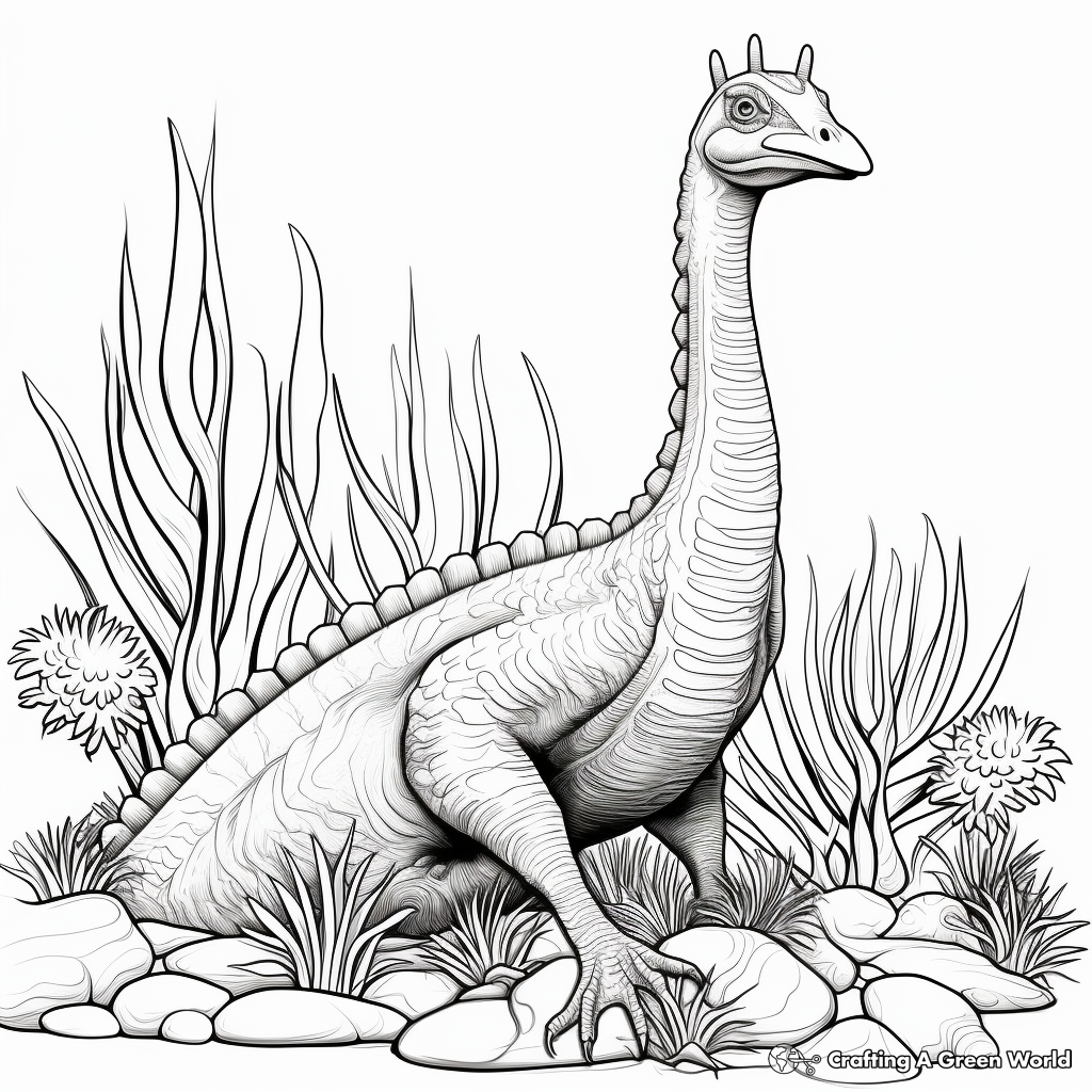 Interactive Corythosaurus Coloring Pages 4