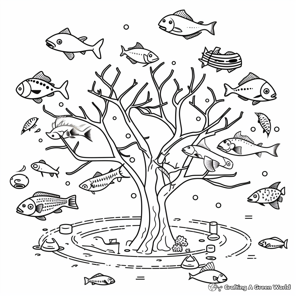 Interactive Food Chain Coloring Pages 2