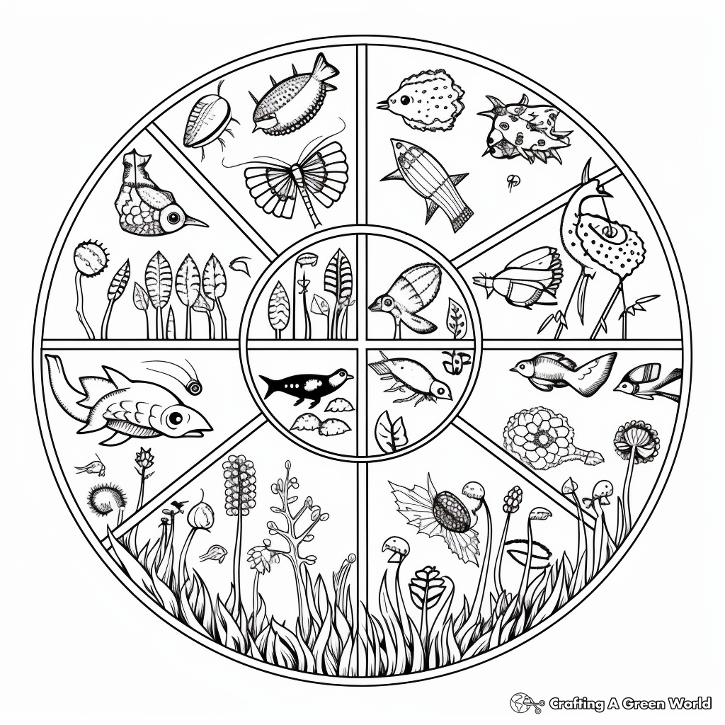 Interactive Food Chain Coloring Pages 3