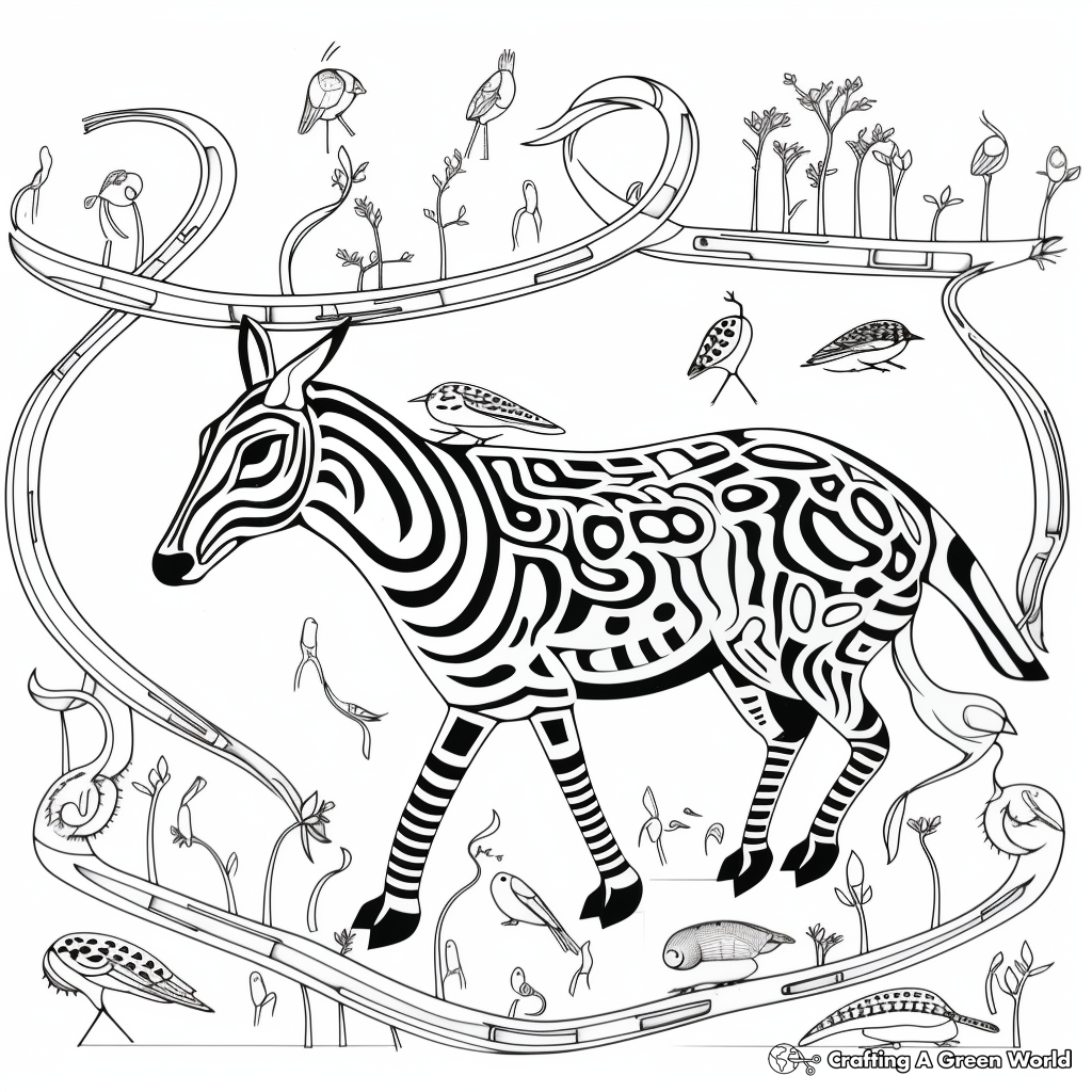 Interactive Food Chain Coloring Pages 4