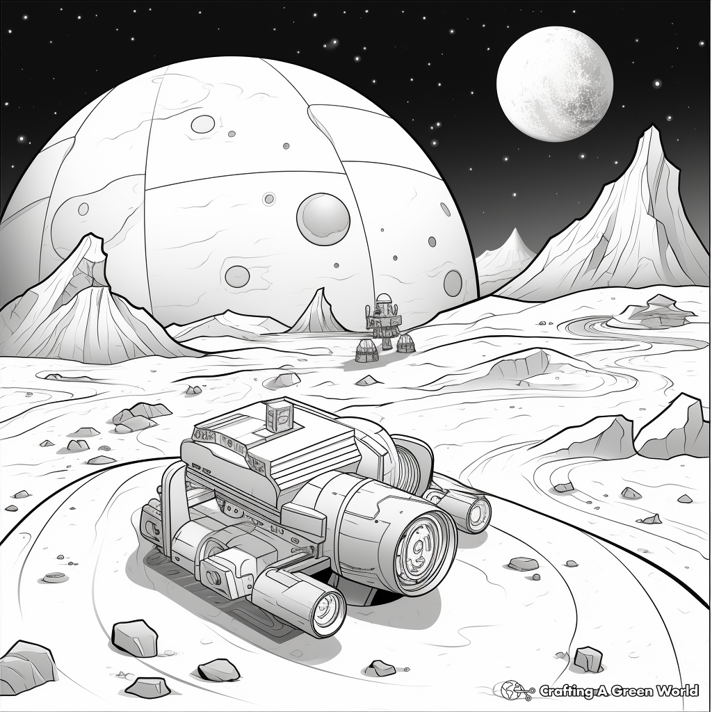 Interactive Hidden Objects: Pluto Coloring Pages 1