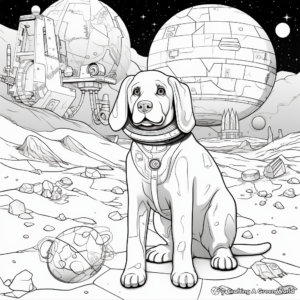 Interactive Hidden Objects: Pluto Coloring Pages 2