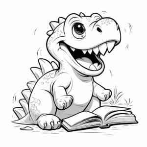 Interactive Megalosaurus Coloring Pages for Kids 2