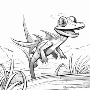 Interactive Online Dimorphodon Coloring Pages 2