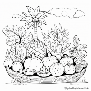 Interactive 'Patience' Fruit of the Spirit Coloring Pages for Adults 1