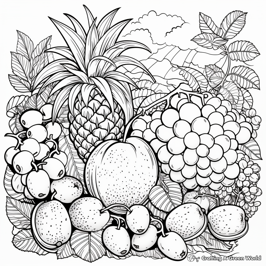 Interactive 'Patience' Fruit of the Spirit Coloring Pages for Adults 3