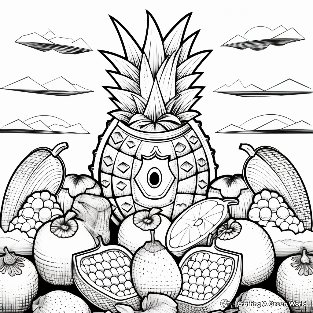 Interactive 'Patience' Fruit of the Spirit Coloring Pages for Adults 4