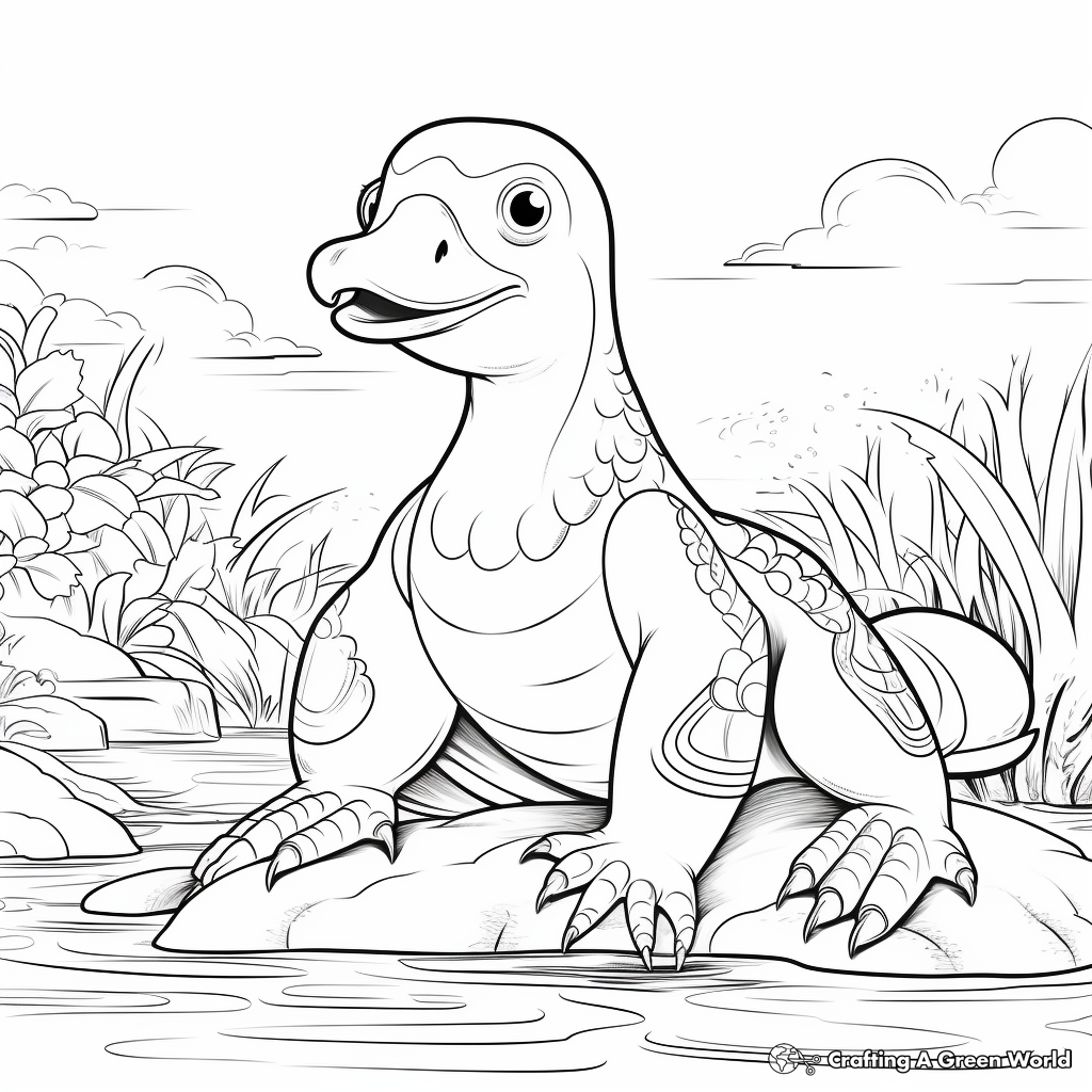 Interactive Platypus Coloring Pages 1