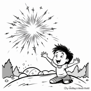 Interactive Shooting Star and Comet Coloring Pages 2