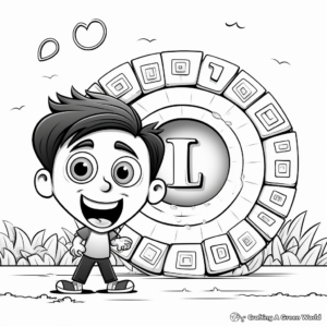 Interactive Short Vowel Sound Coloring Pages 4