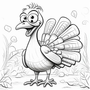 Interactive South Mexican Turkey Coloring Sheets 1
