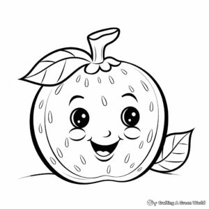 Interactive Strawberry Counting Coloring Pages 2