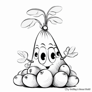 Interesting Marrowfat Peas Coloring Pages 1