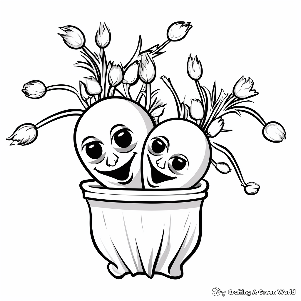 Interesting Marrowfat Peas Coloring Pages 2