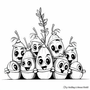 Interesting Marrowfat Peas Coloring Pages 3