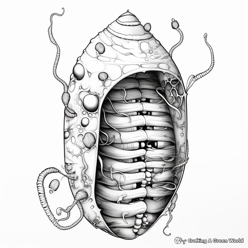 Intricate Cocoon Coloring Page for Advanced Colorists 1