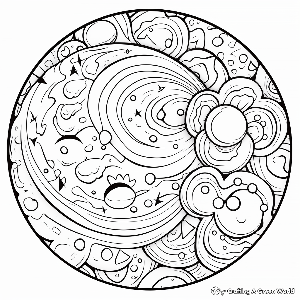 Intricate Decorated Cookie Coloring Pages for Adults 1