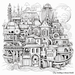 Intricate Encyclopaedia Coloring Sheets 2