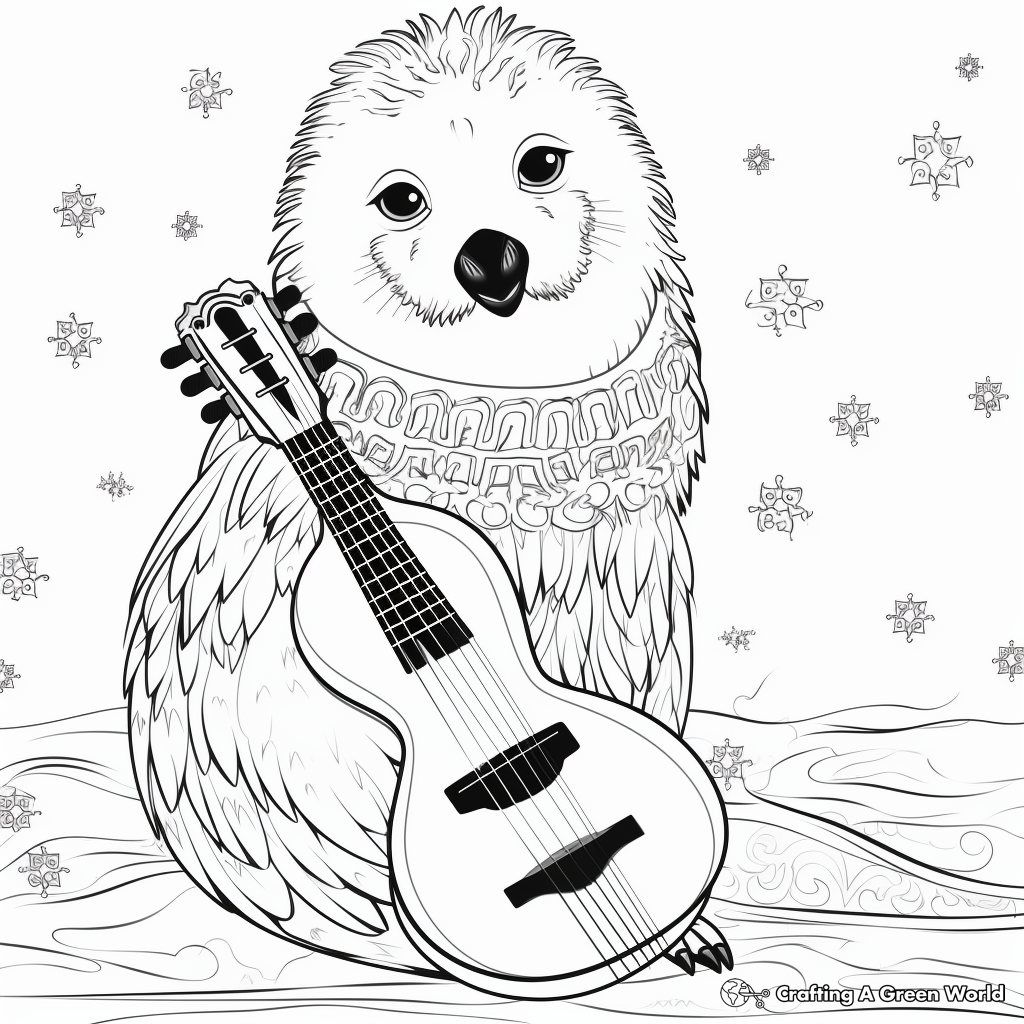 Intricate Harp Seal Coloring Pages for Art Lovers 1