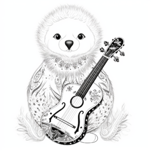 Intricate Harp Seal Coloring Pages for Art Lovers 2