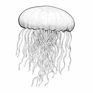 Intricate Jellyfish Coloring Pages For Adults 4