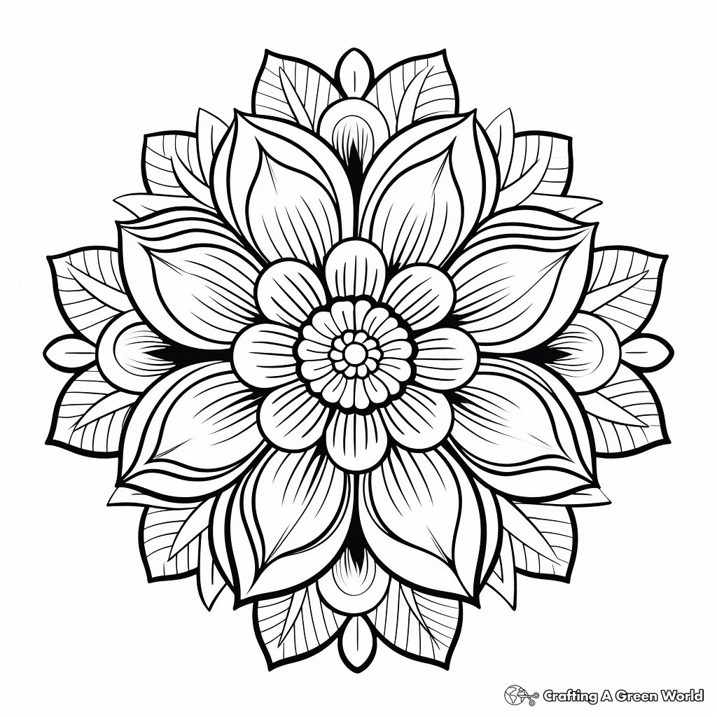 Intricate Mandala Coloring Sheets for Adults 3