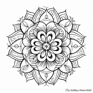 Intricate Mandala Coloring Sheets for Adults 4