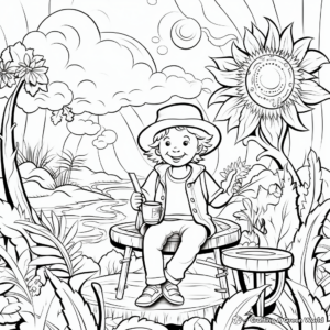 Invigorating Nature Coloring Pages 1