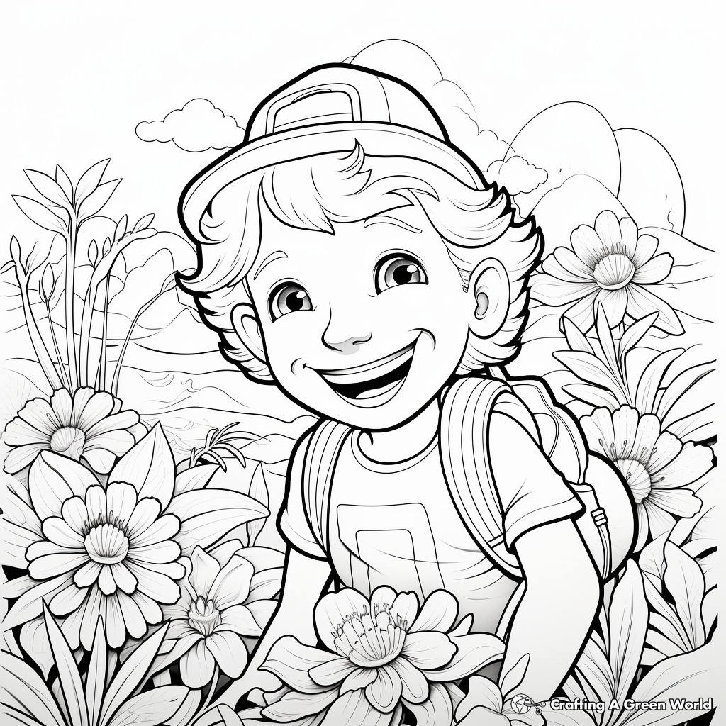 Invigorating Nature Coloring Pages 4