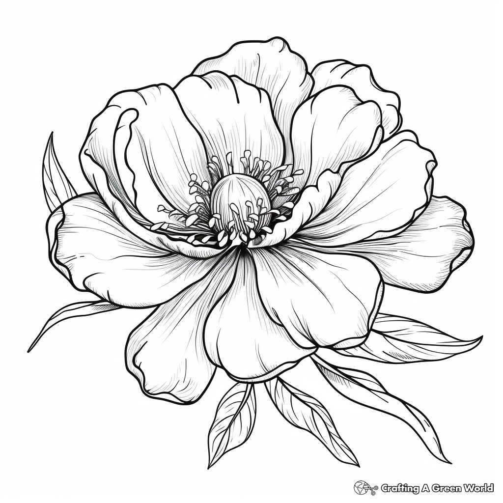 Inviting Magnolia Flower Coloring Pages 2