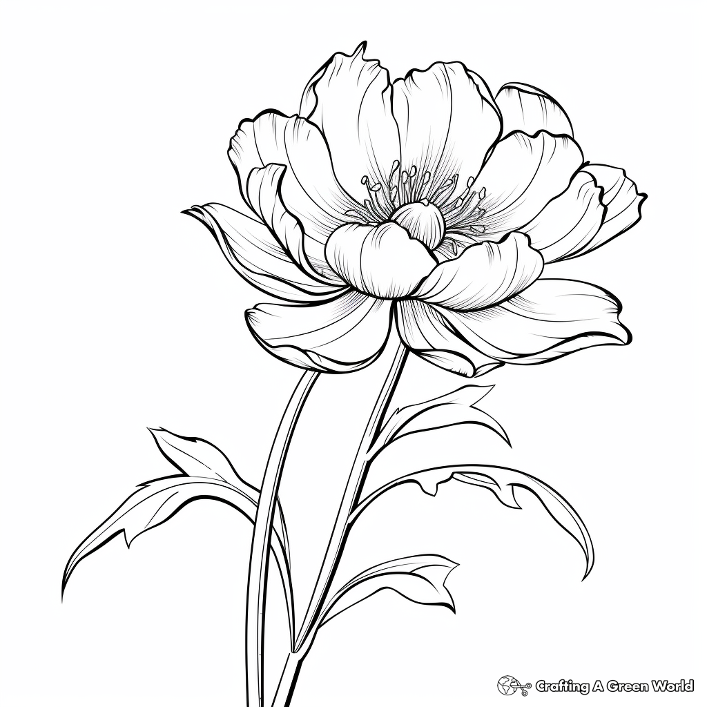 Inviting Magnolia Flower Coloring Pages 3