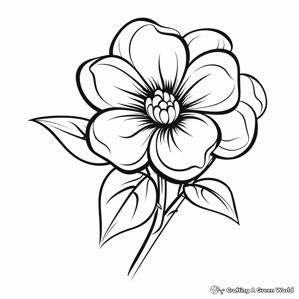 Jasmine Flower Coloring Pages: A Fragrant Experience 3