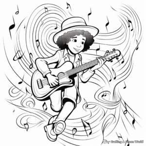 Jazz Music Coloring Pages for All Ages 4